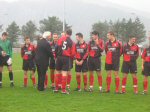 Mel Charles yn cwrdd r chwaraewyr / Mel Charles meets the players