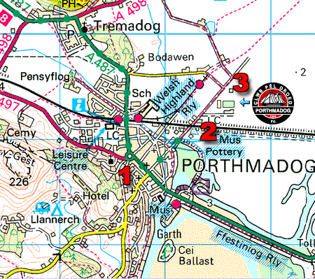 Map o'r traeth